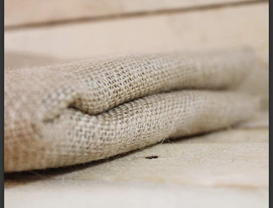 Hessian fabric material