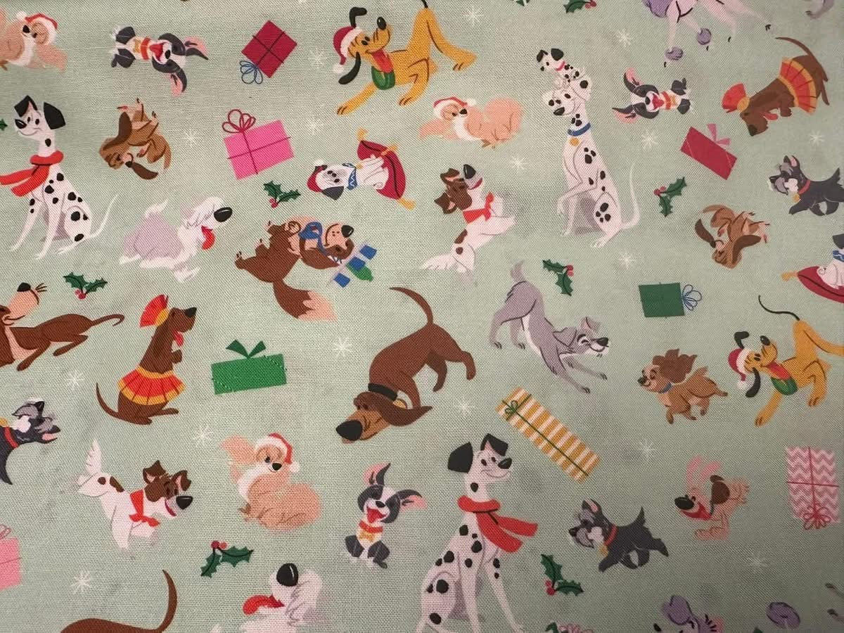 Disney Licensed 100% cotton Bluey stitch nightmare before Christmas etc fabric material