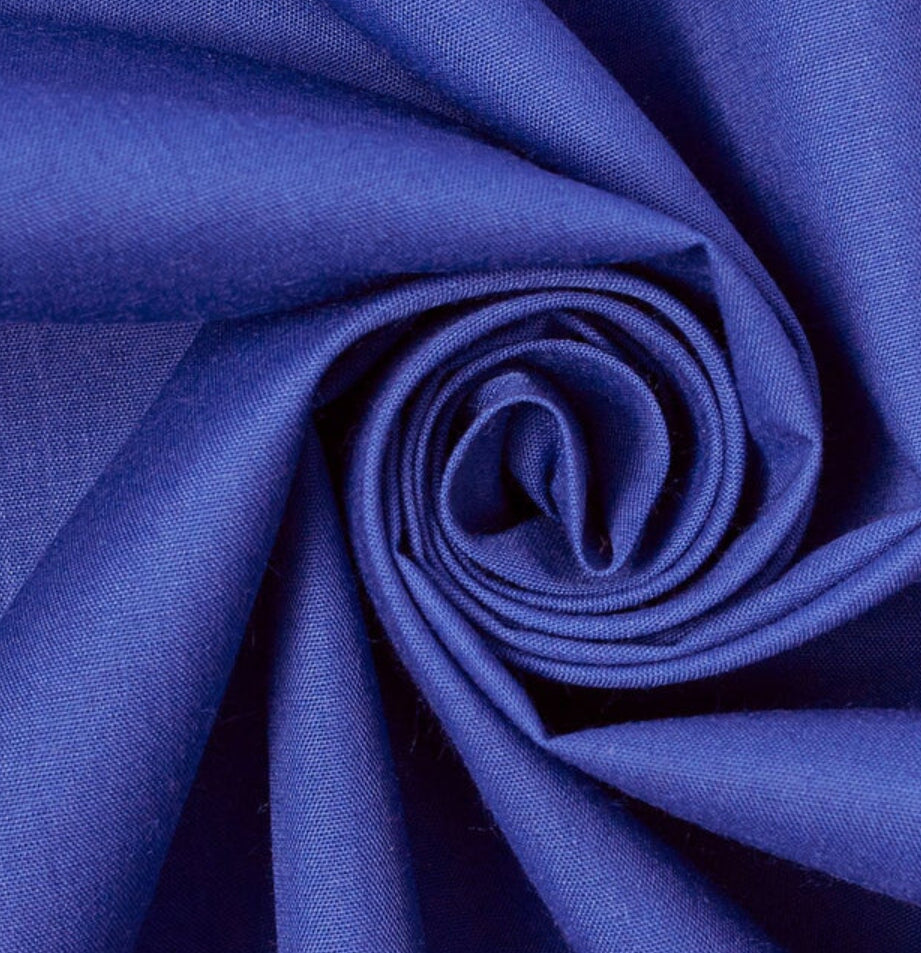 Polycotton plain colour