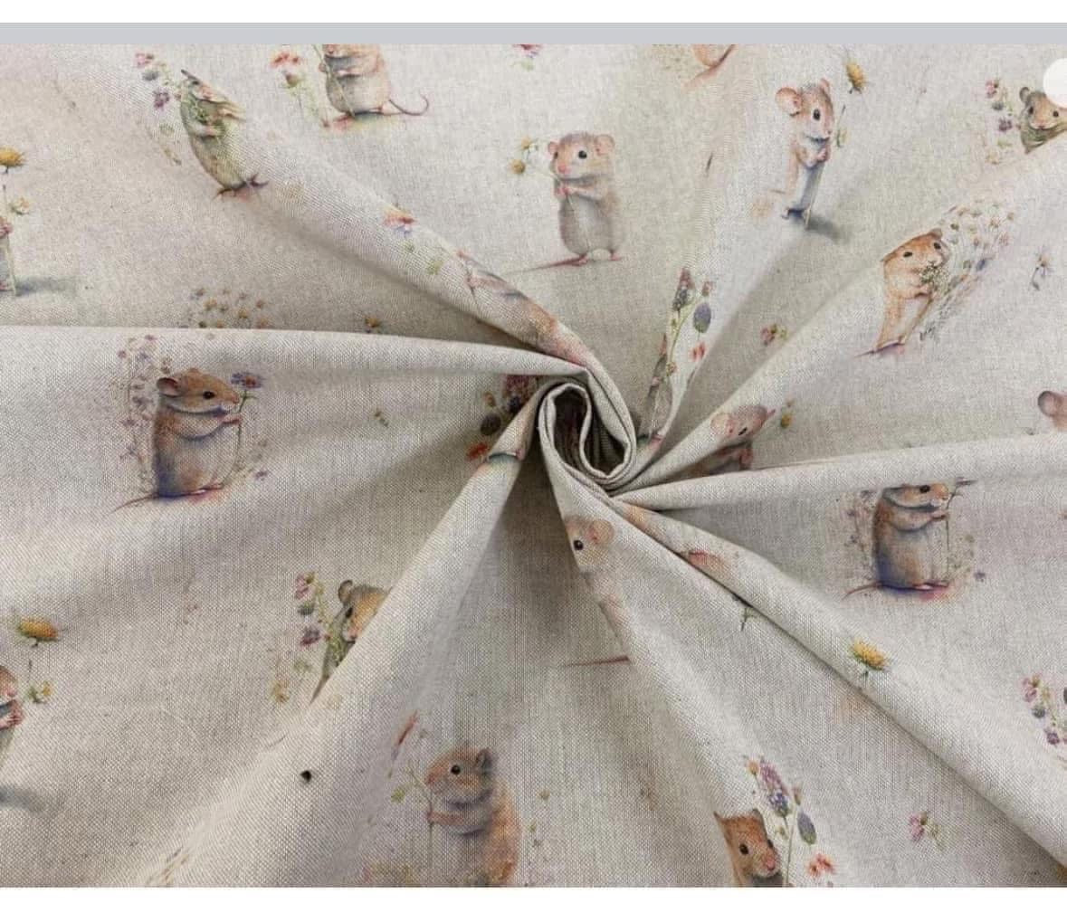 Cotton rich canvas fabric material