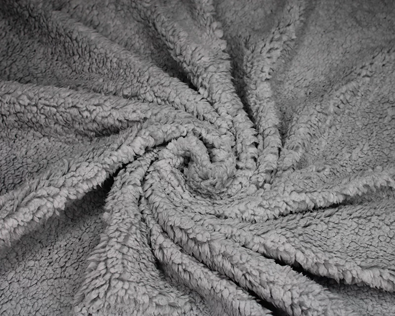 Cuddle fur teddy fleece fabric material