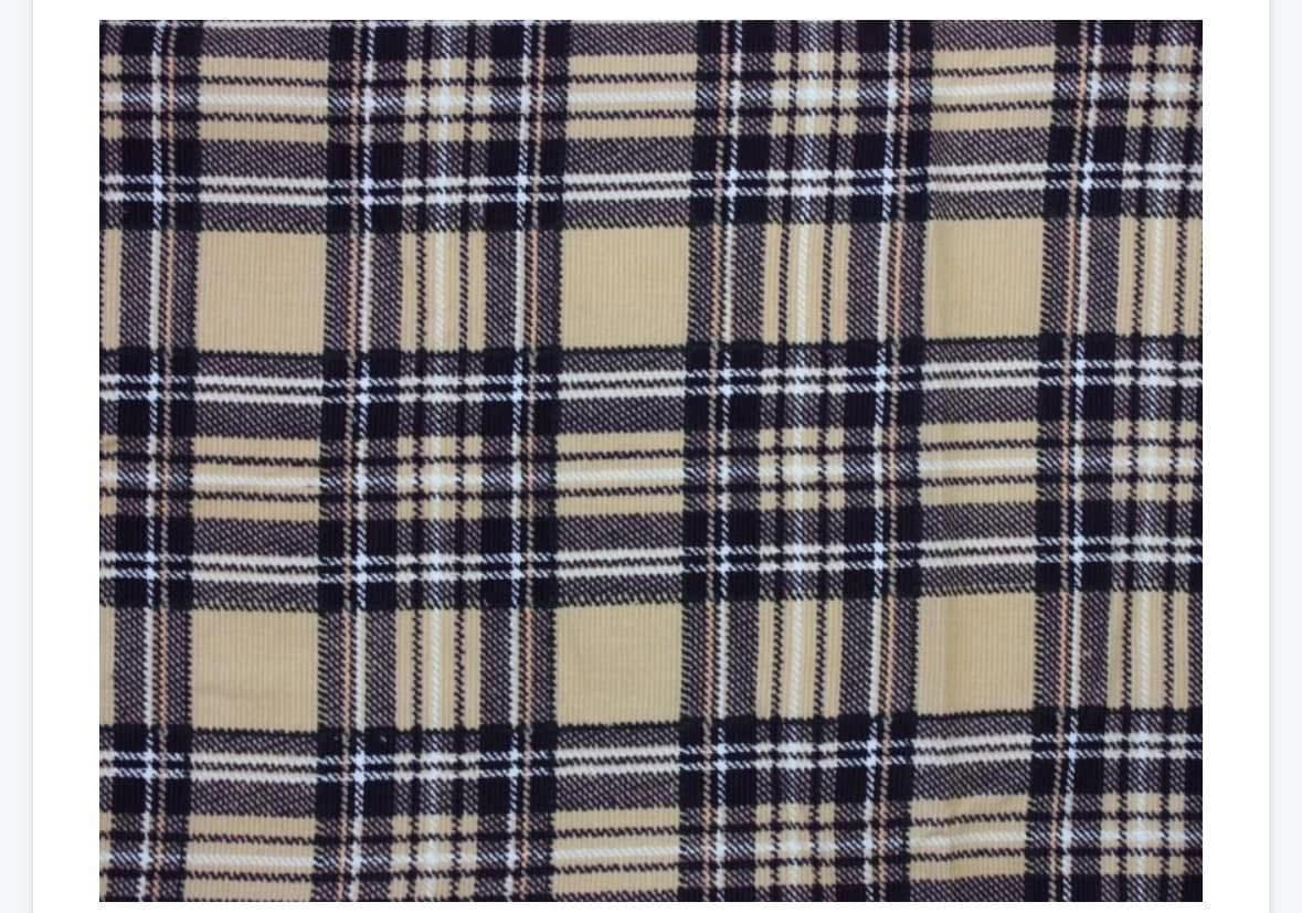 Cord corduroy fabric material