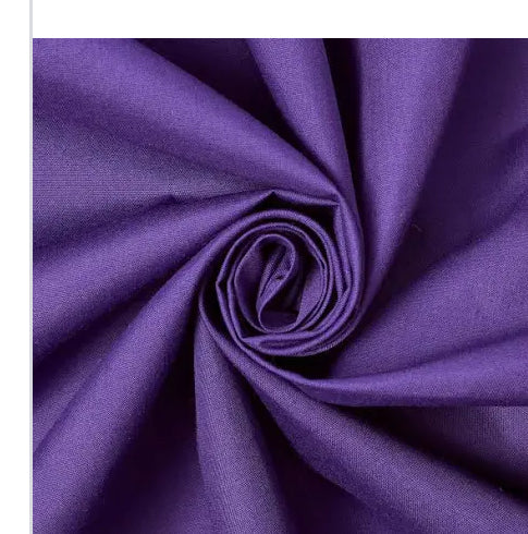 100% Cotton plain colours