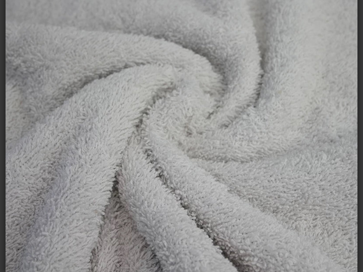 Towelling fabric material