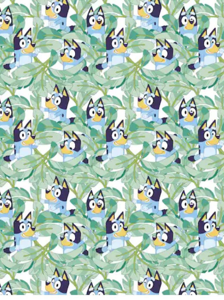Disney Licensed 100% cotton Bluey stitch nightmare before Christmas etc fabric material