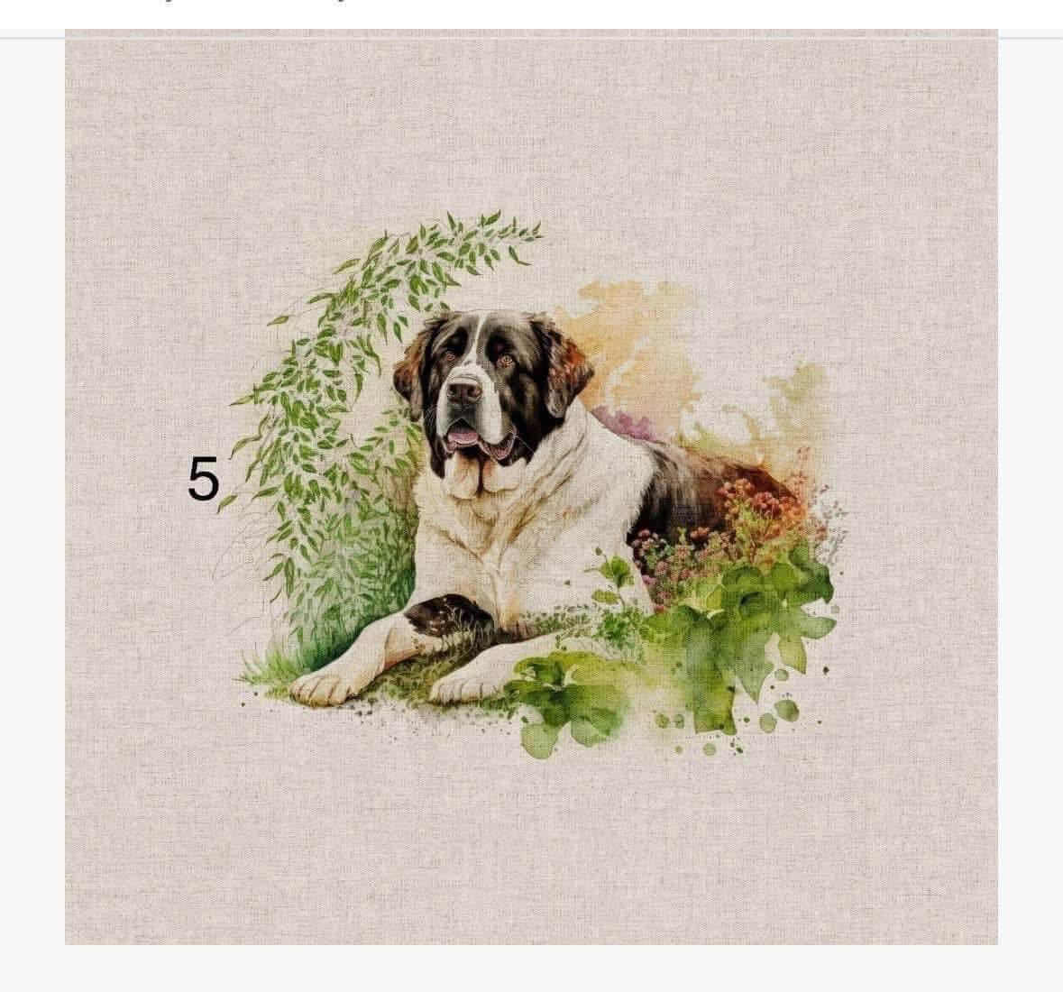 Cotton rich canvas panel fabric material