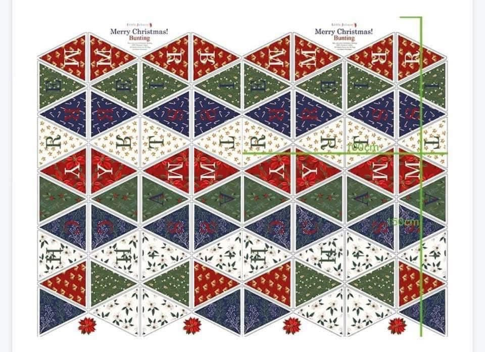 Make your own bunting fabric material