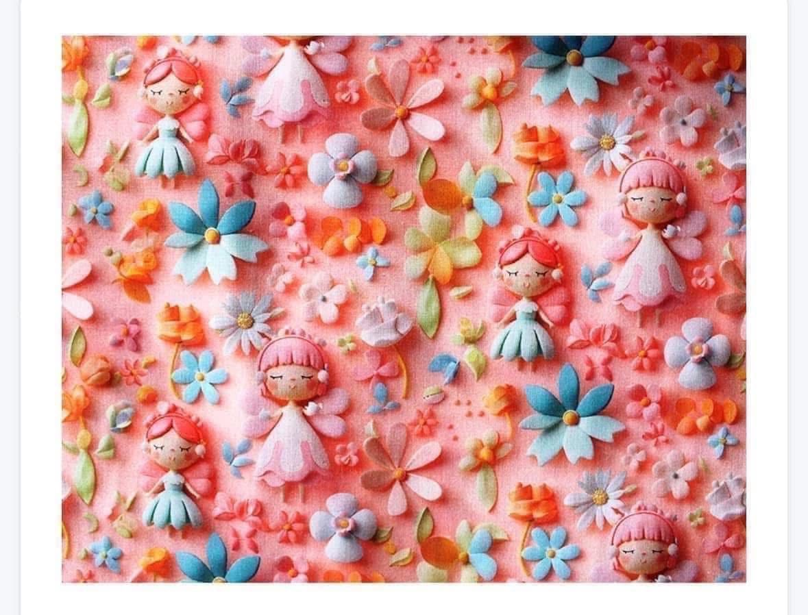 100% cotton 3d digital prints fabric material