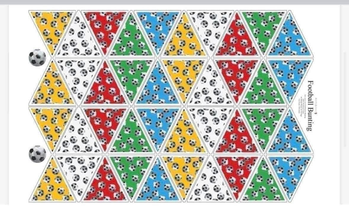 Make your own bunting fabric material