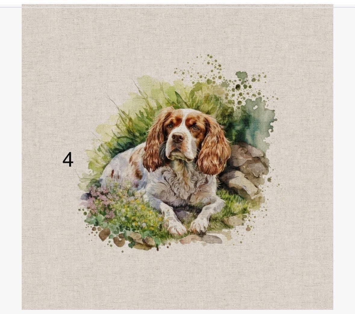 Cotton rich canvas panel fabric material