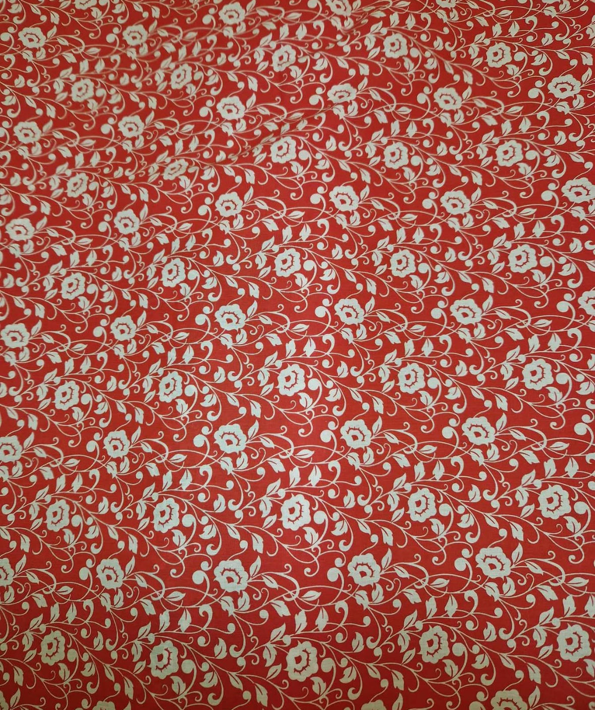 Polycotton florals fabric material