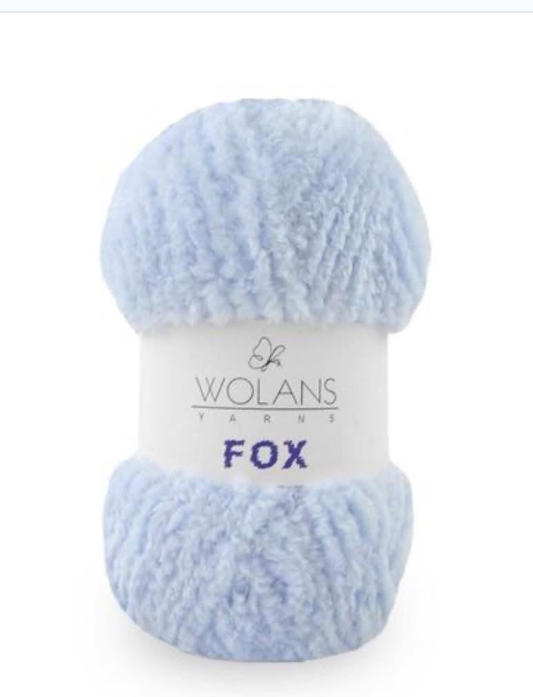 Wool craft yarn chenille and double knit
