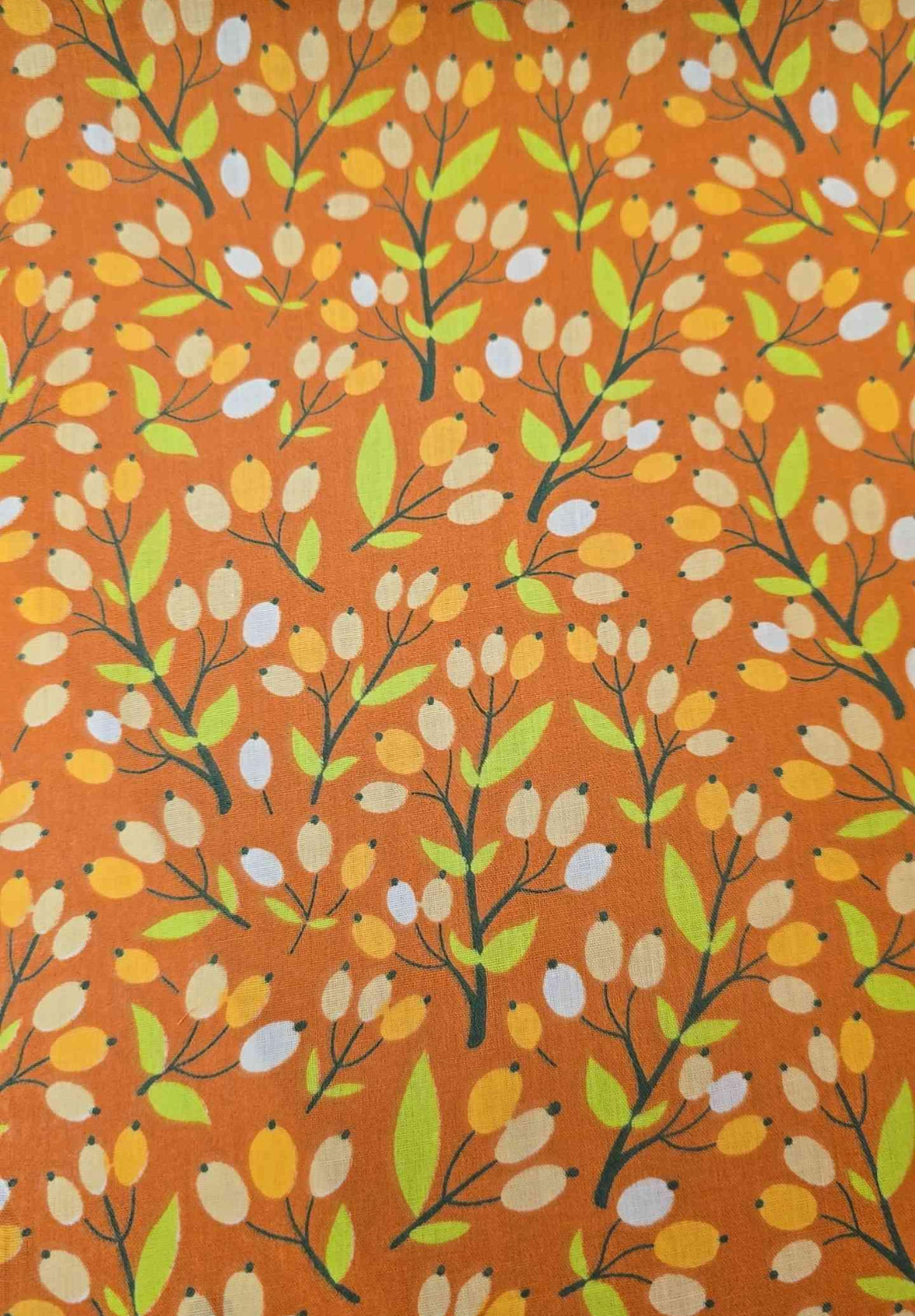Polycotton florals fabric material