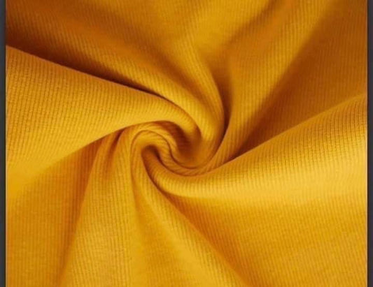 Cotton jersey ribbing fabric material stretch T-shirt leggings cuffing