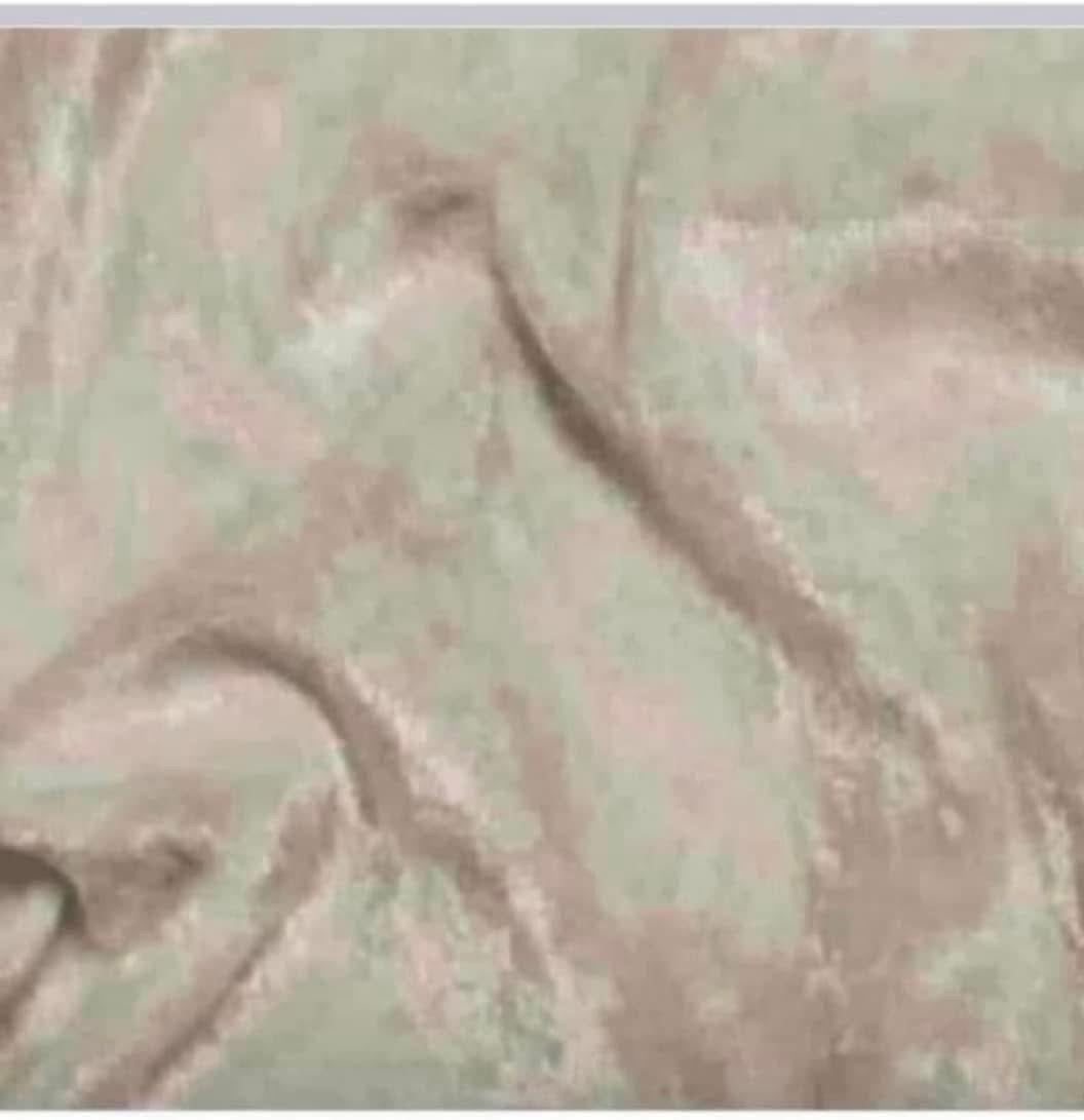 Crushed velvet fabric material