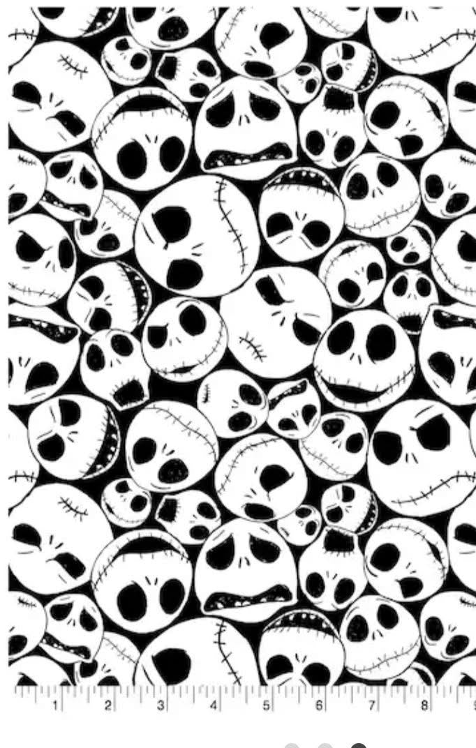 Disney Licensed 100% cotton Bluey stitch nightmare before Christmas etc fabric material