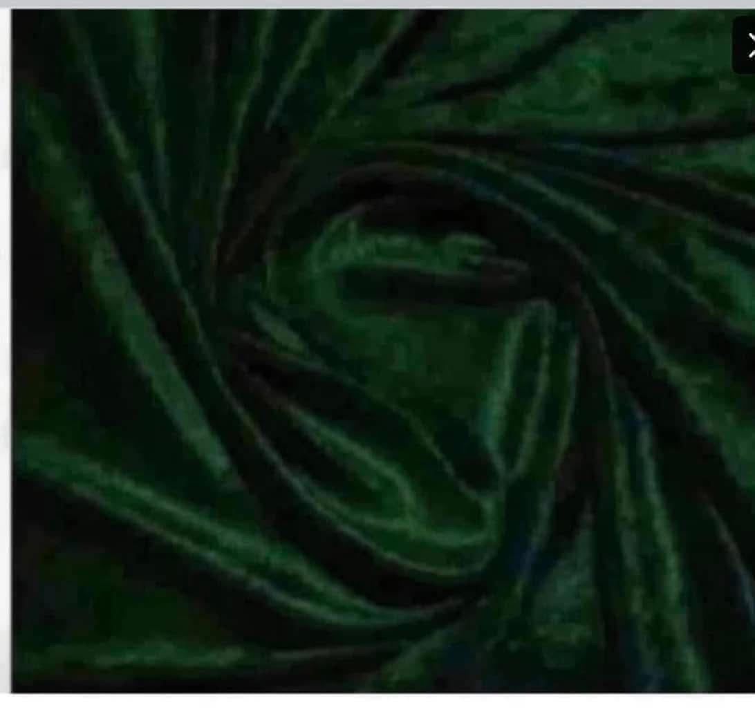 Crushed velvet fabric material
