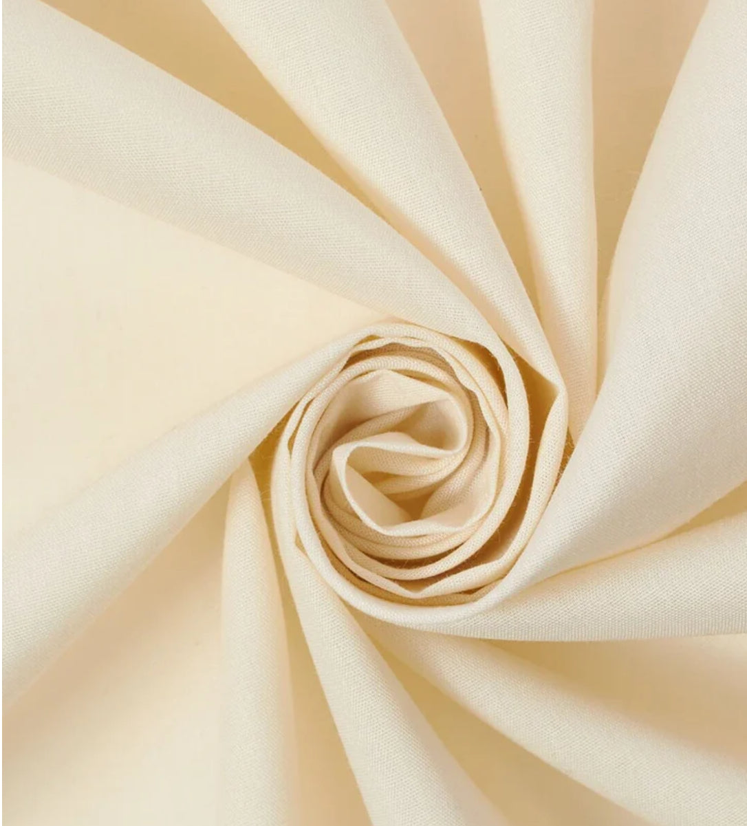 100% Cotton plain colours