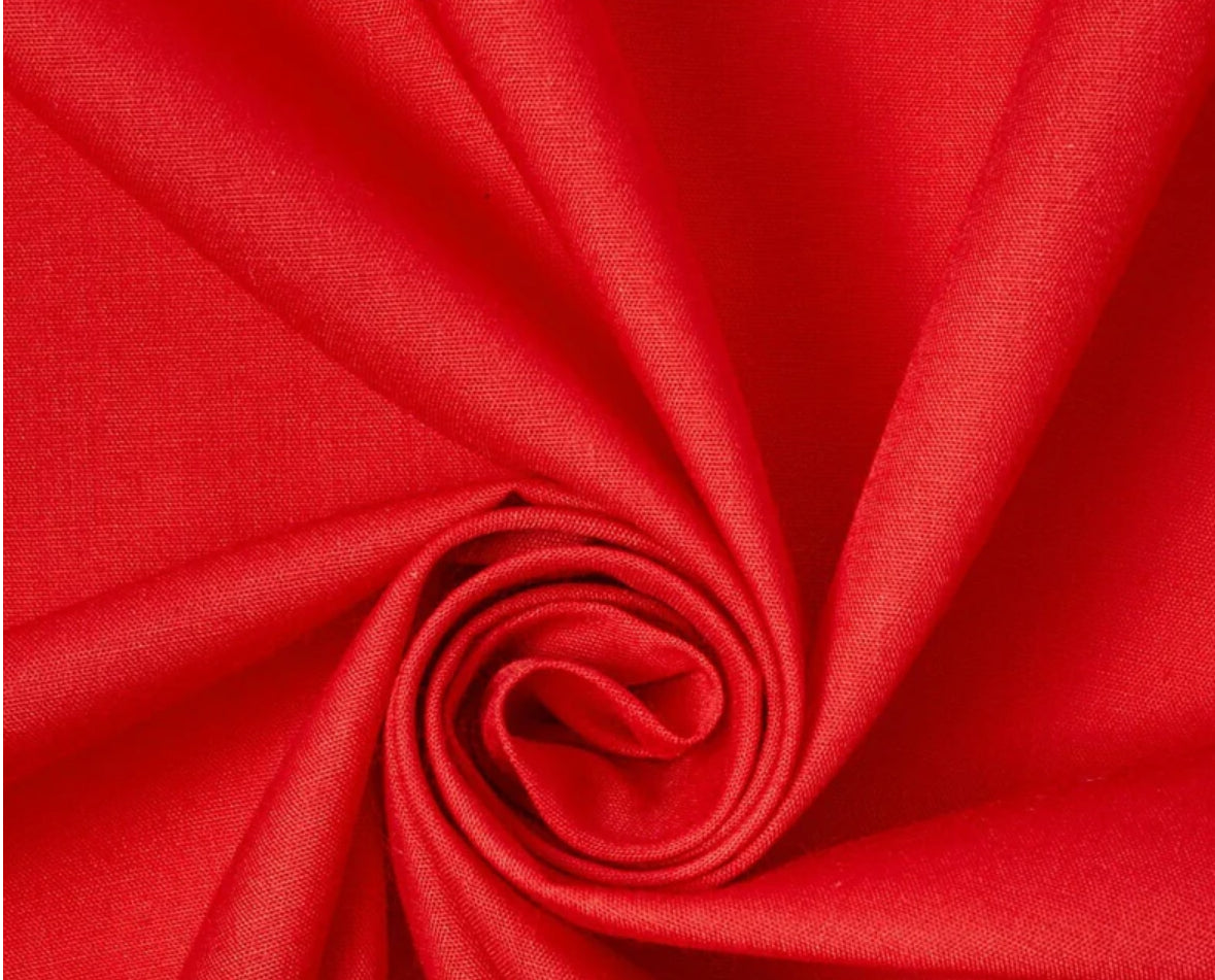Polycotton plain colour