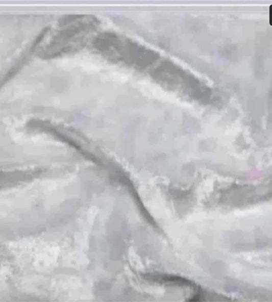 Crushed velvet fabric material