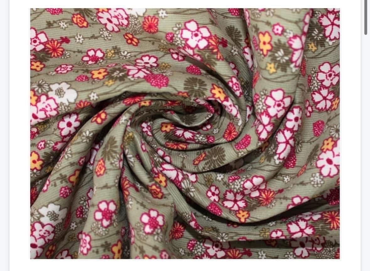Cord corduroy fabric material