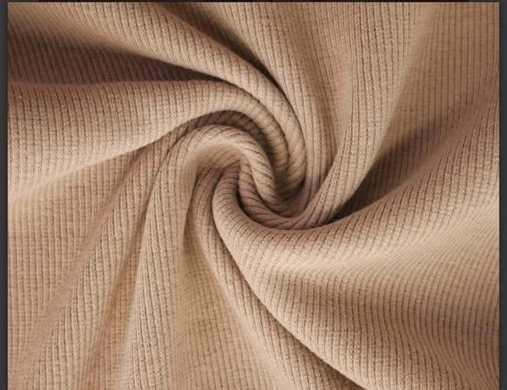 Cotton jersey ribbing fabric material