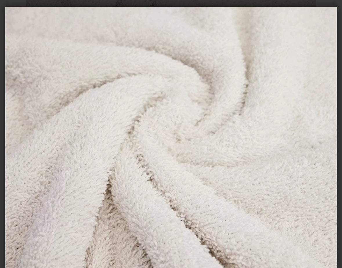 Towelling fabric material