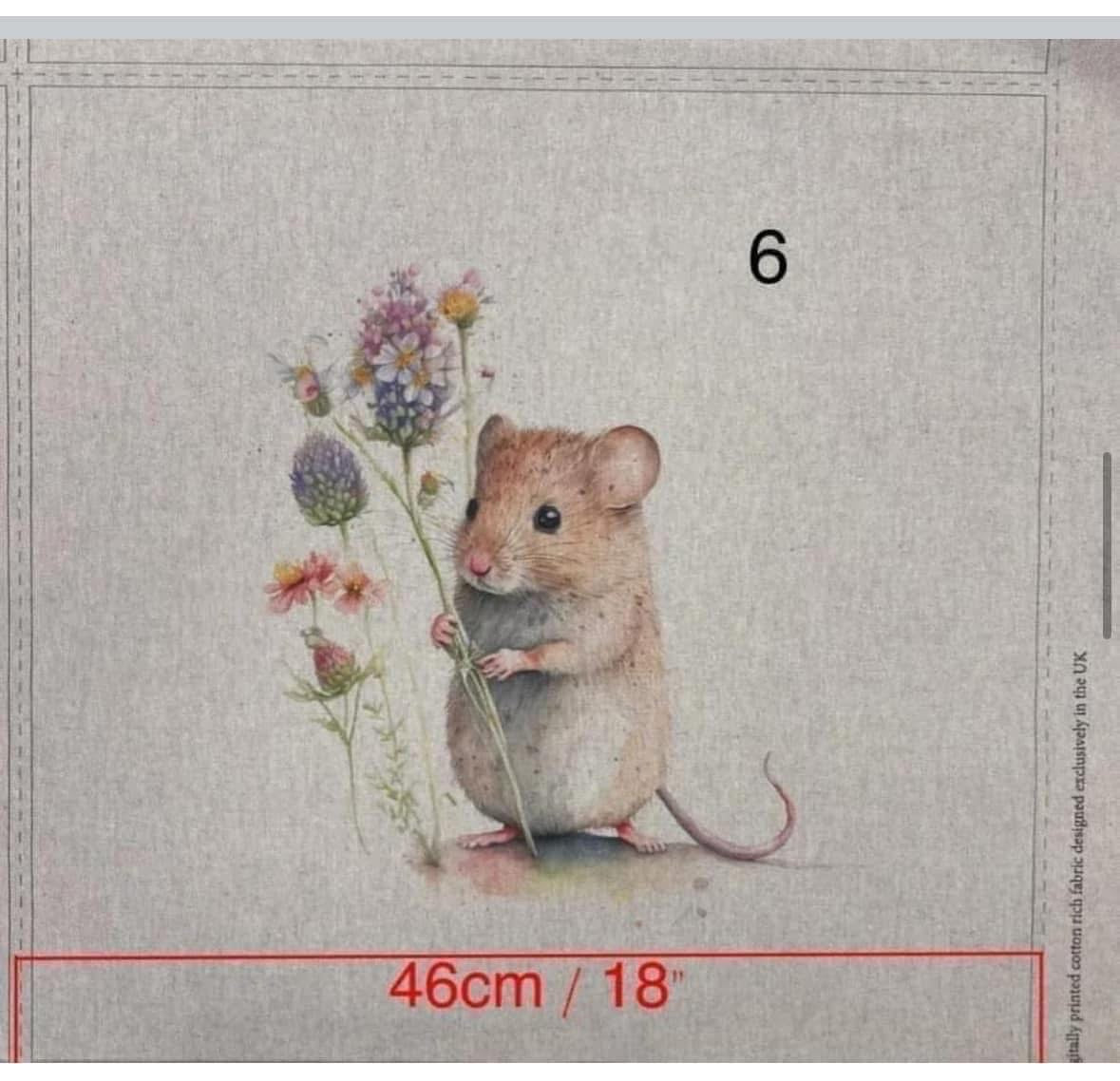 Cotton rich canvas panel fabric material