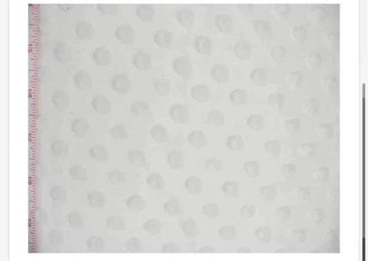 Dimple fleece fabric material soft blanket bubble I