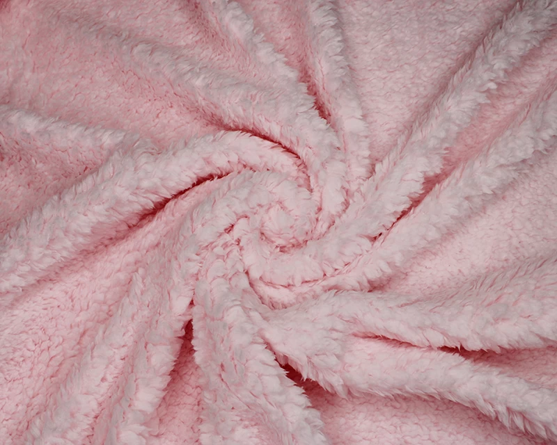 Cuddle fur teddy fleece fabric material