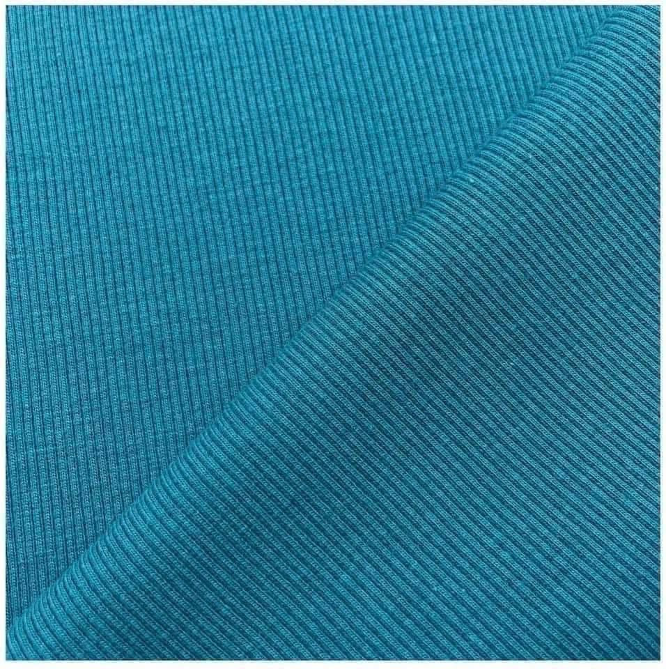 Cotton jersey ribbing fabric material