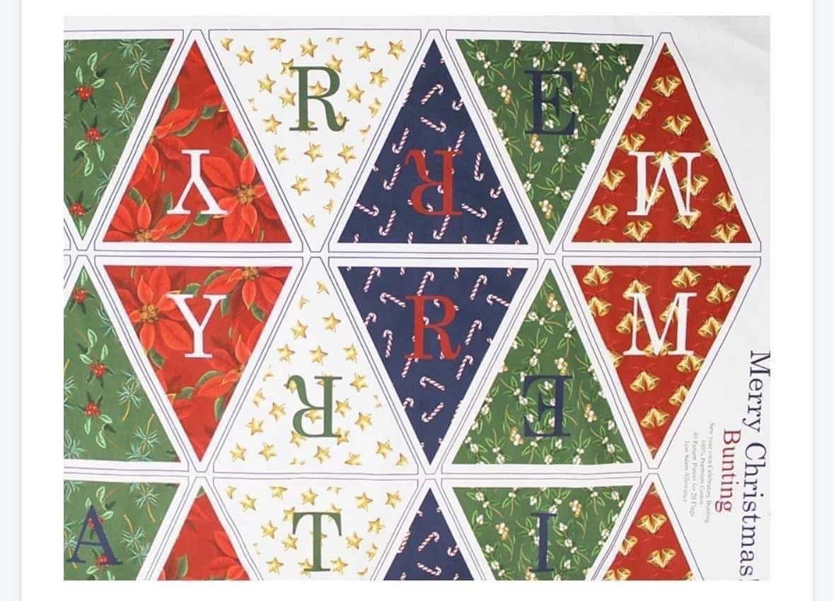 Make your own bunting fabric material