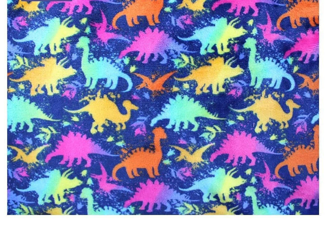 Cuddle fleece patterned fabric material