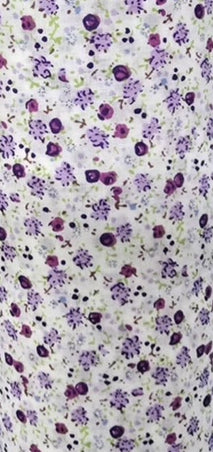 Polycotton florals fabric material
