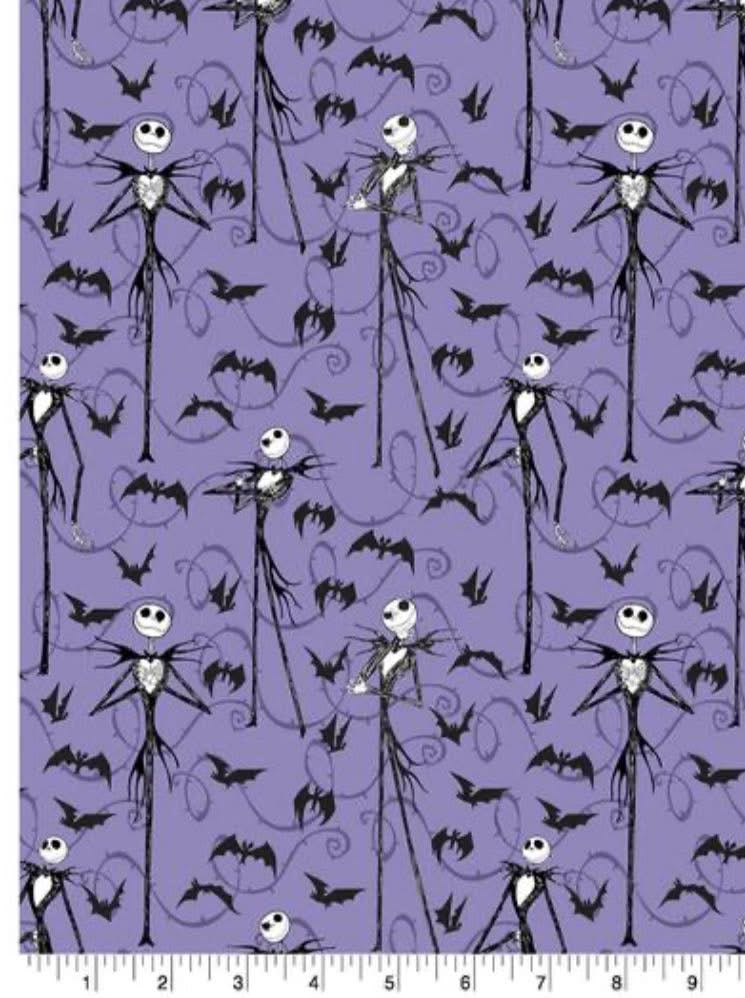 Disney Licensed 100% cotton Bluey stitch nightmare before Christmas etc fabric material