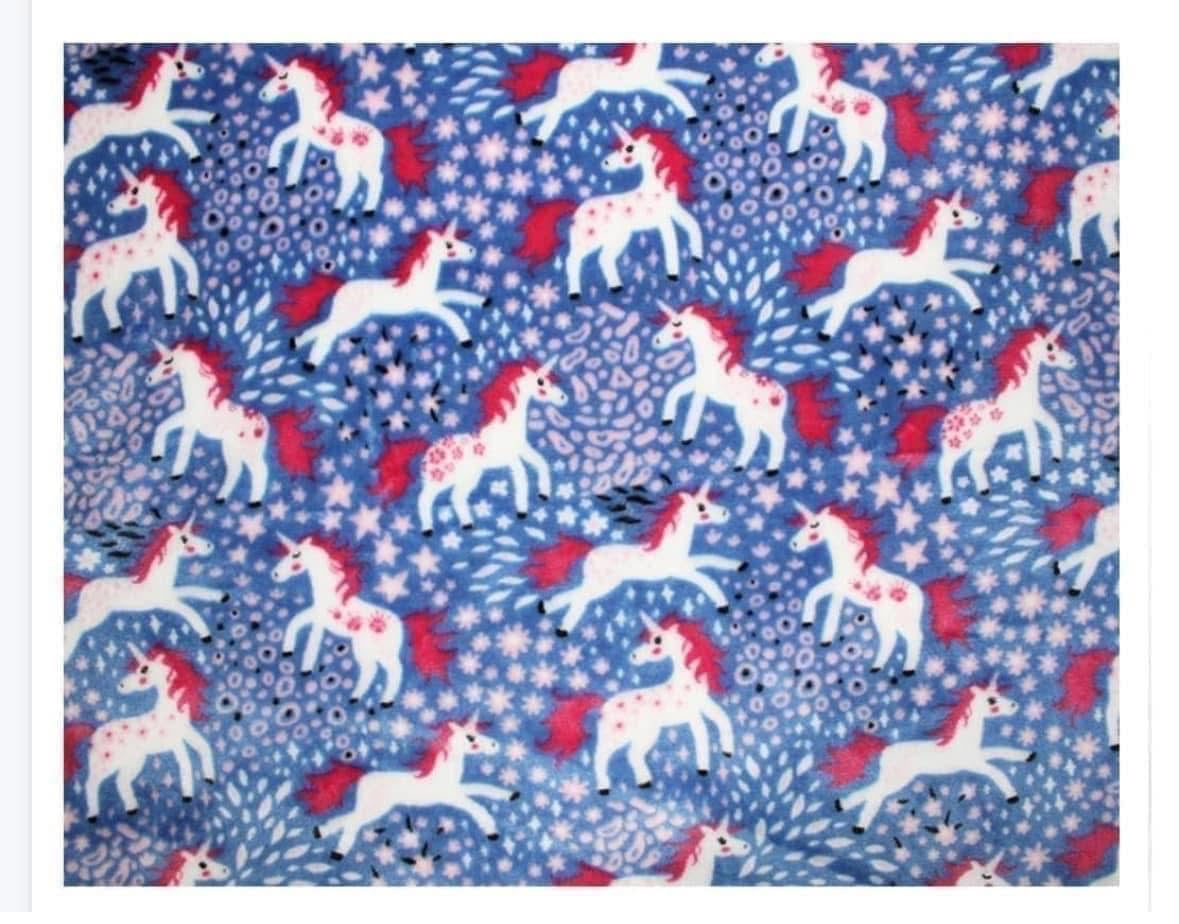 Cuddle fleece patterned fabric material