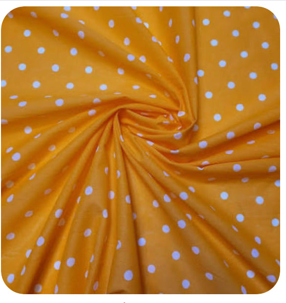 Polycotton dots spots stripes and stars fabric material