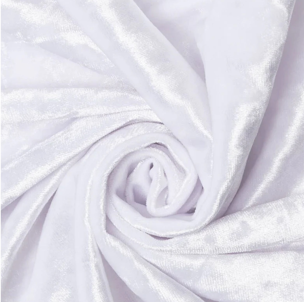 Crushed velvet fabric material