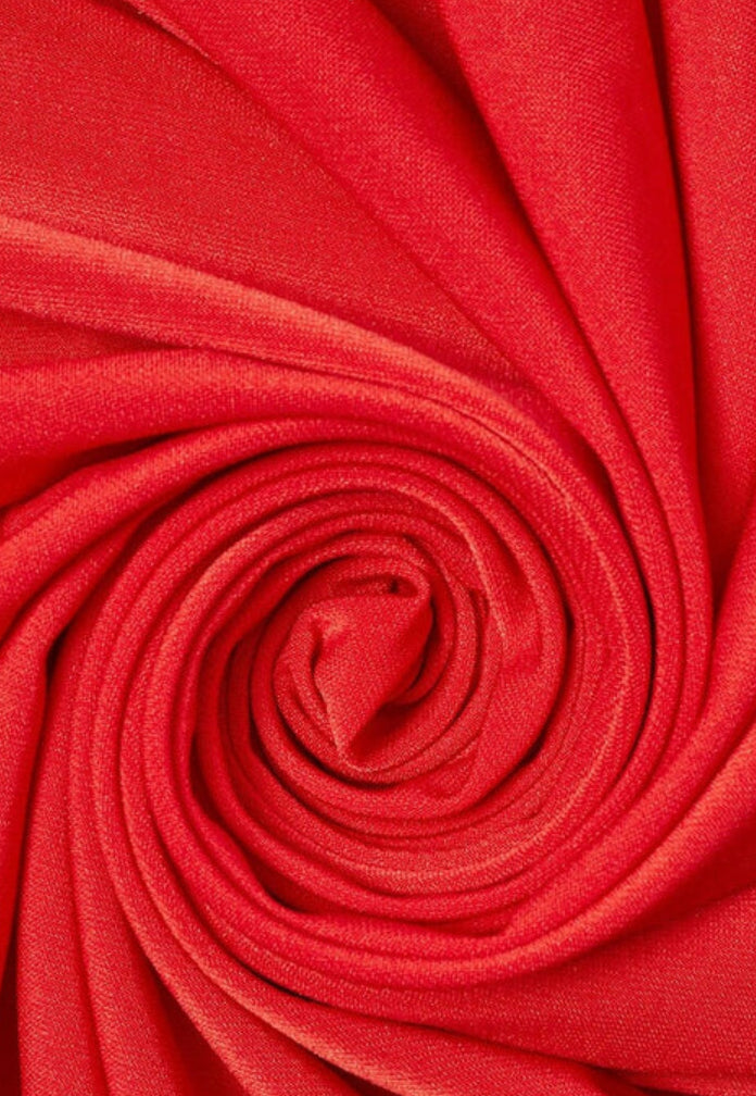 Jersey plain colours fabric material 150cm wide stretch T-shirt