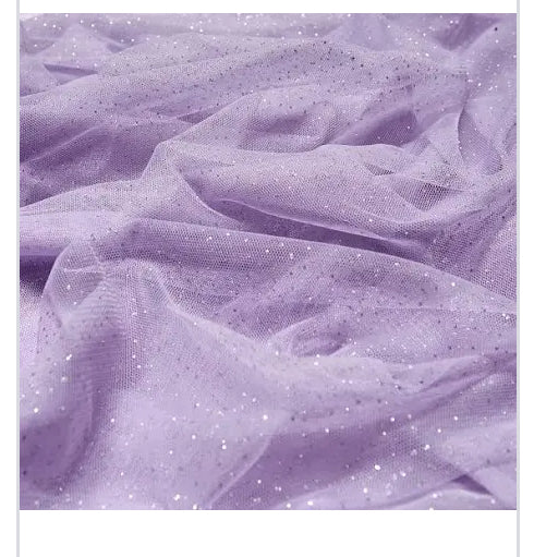 Glitter net fabric