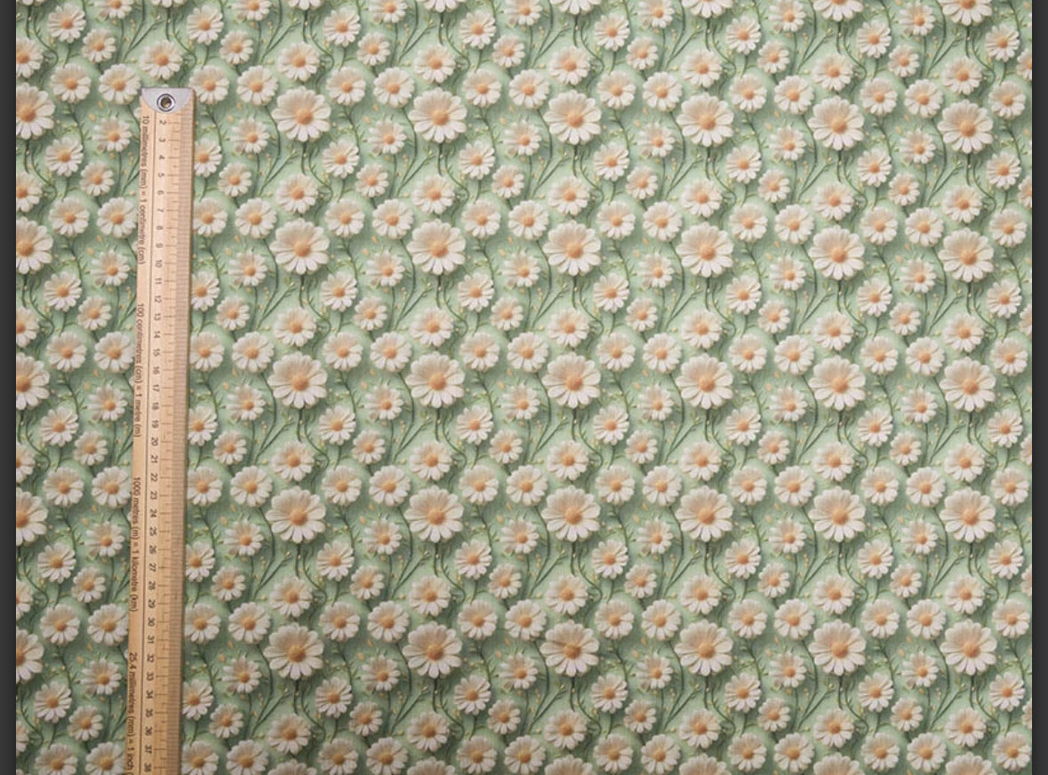 3d Polycotton fabric material