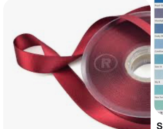 15mm satin ribbon