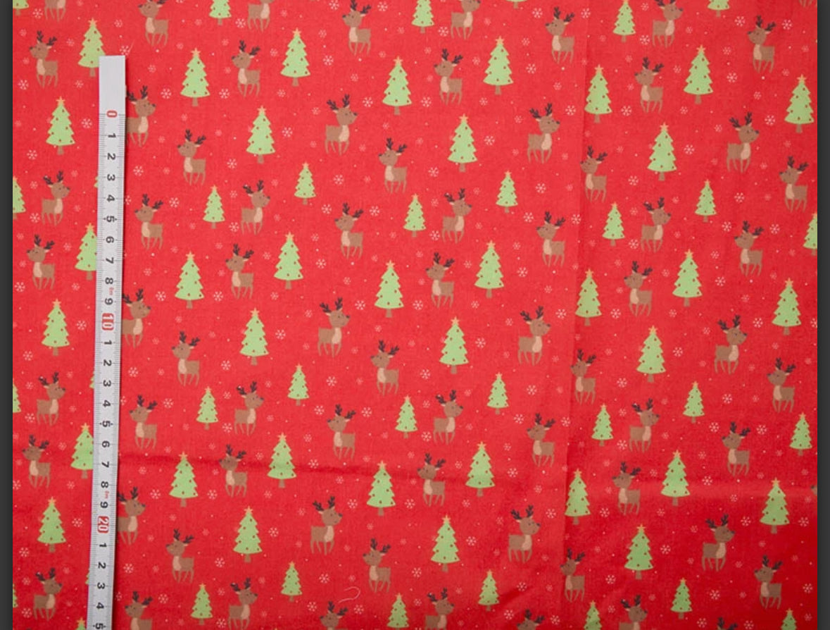 Polycotton Christmas designs