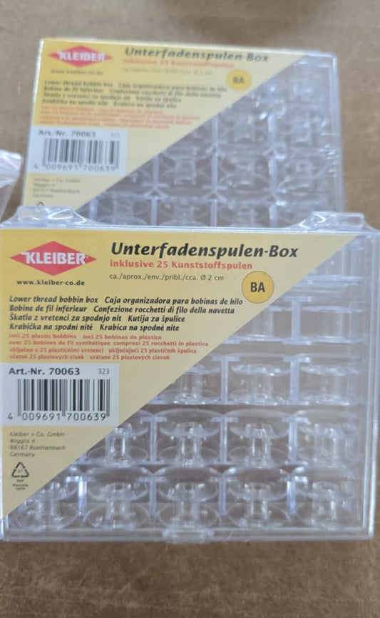 Bobbin spools box holds 25 bobbins included
