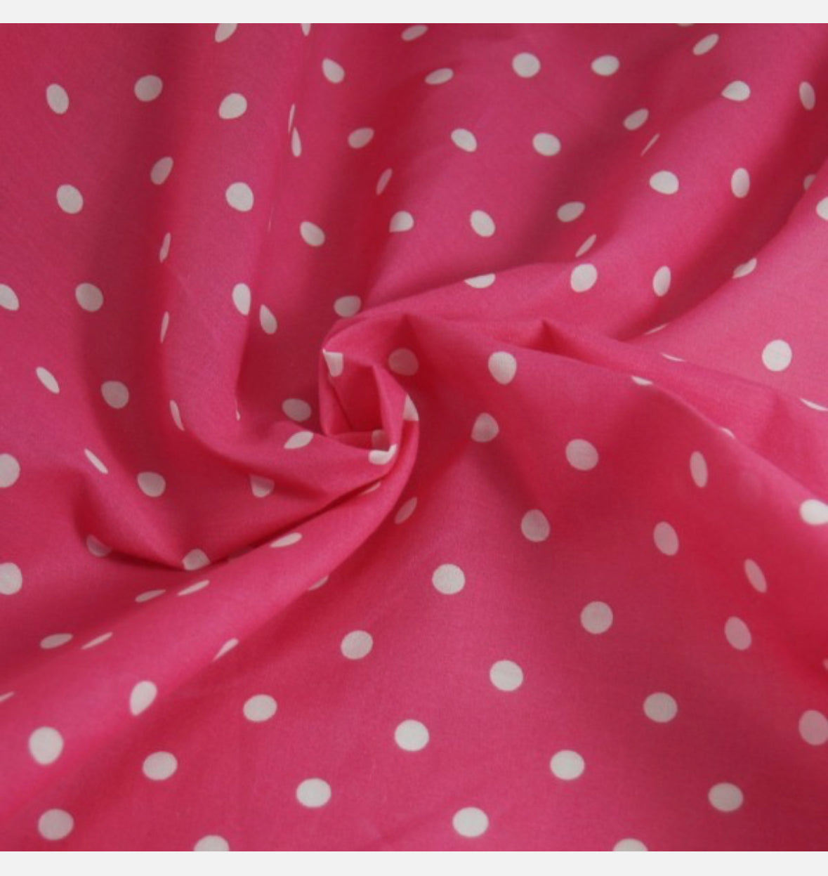 Polycotton dots spots stripes and stars fabric material