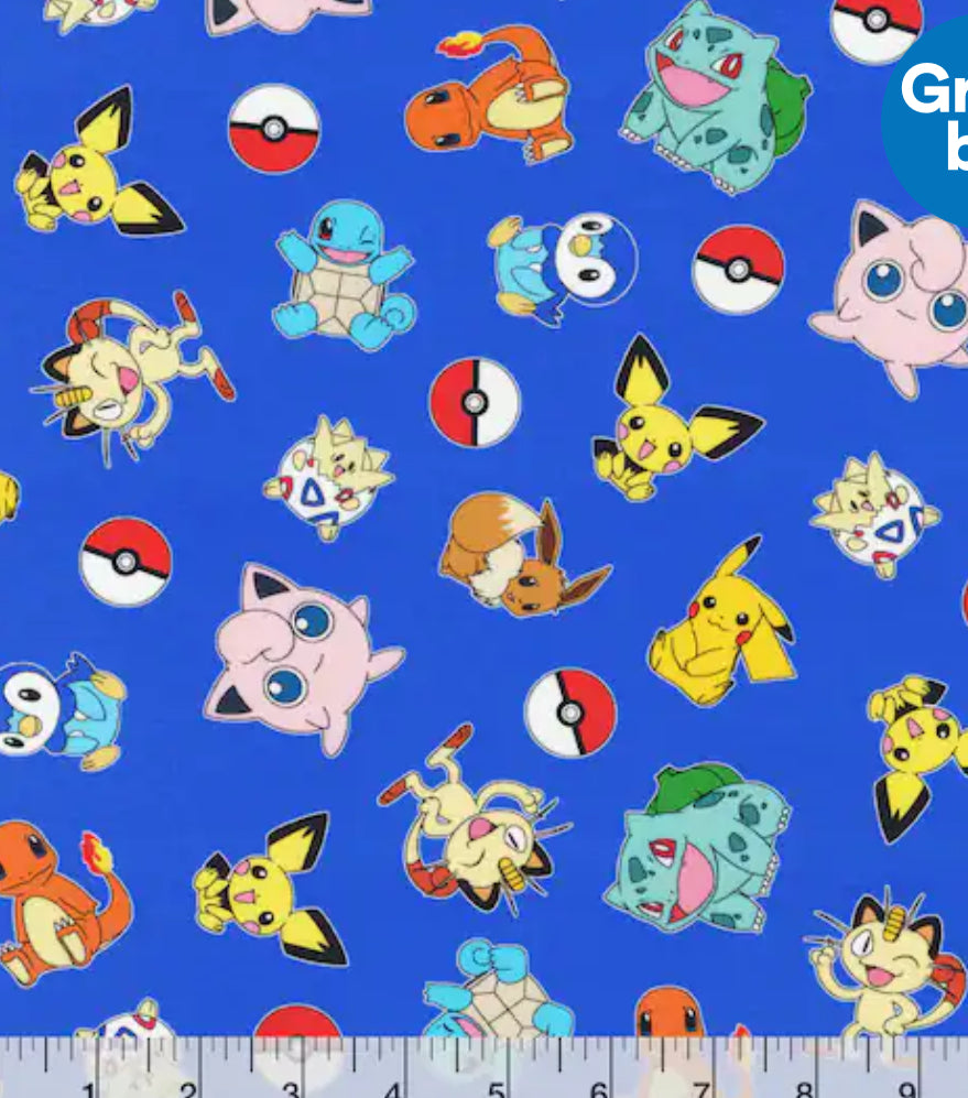 Disney Licensed 100% cotton Bluey stitch nightmare before Christmas etc fabric material