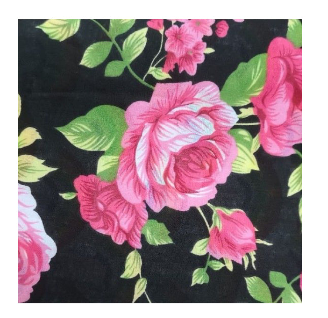 Polycotton florals fabric material cheap great choice 114cm wide flowers