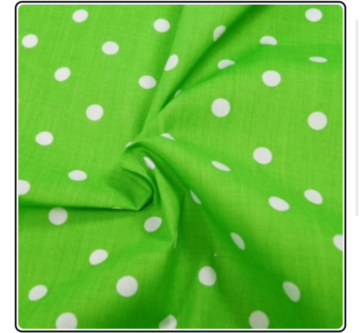 Polycotton dots spots stripes and stars fabric material