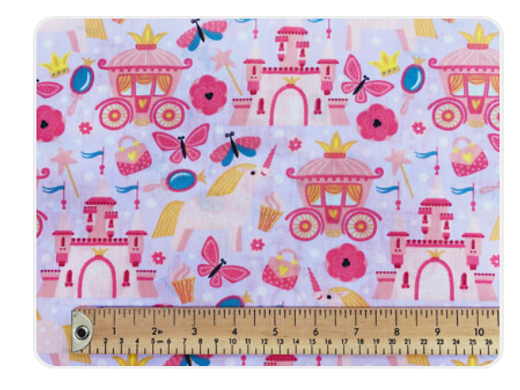 Polycotton misc children’s designs animals skulls planets rainbow hearts gonks etc  fabric material part 2