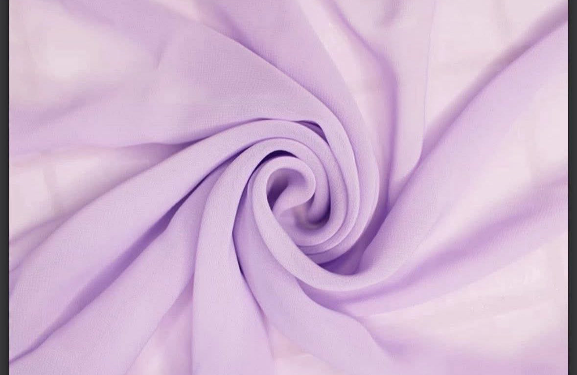 Chiffon fabric material soft floaty